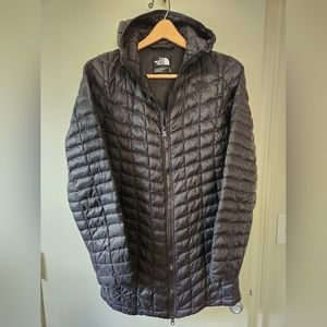North Face NWOT long black jacket